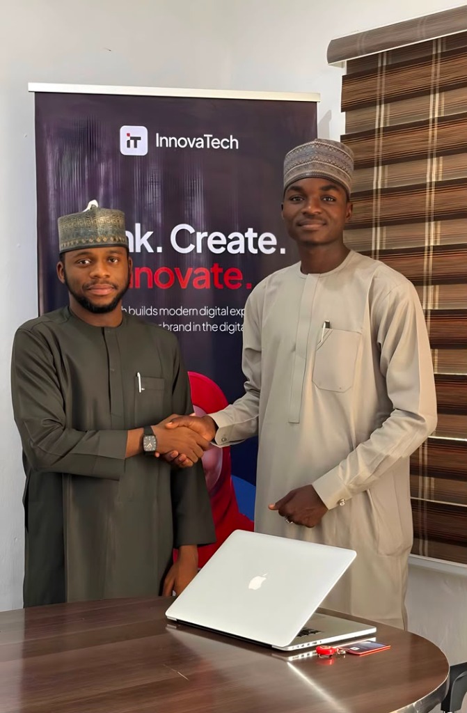 GKD-YDI leadership with Abdullahi Bala Musa, CEO of InnovaTech Consultancy Limited in Dutse, Jigawa State